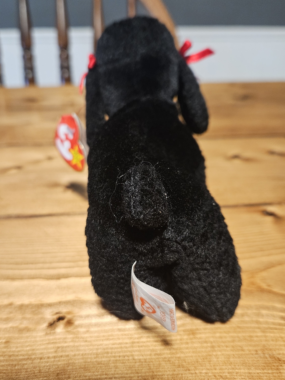 Gigi Beanie Babies - Black Poodle Dog - Picture 6 of 7